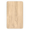 Eiken bartafel - ronde hoeken - 4 cm dik - eiken bar-/sta (horeca) tafel van foutvrij eikenhout (A/B) met brede lamel - 40 mm