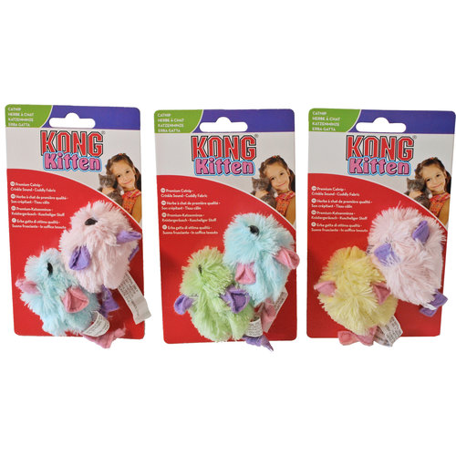 Kong Kitten Mice - Assorted 2pack