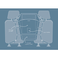 Kurgo - Backseat Barrier Kurgo Kurgo - Backseat Barrier