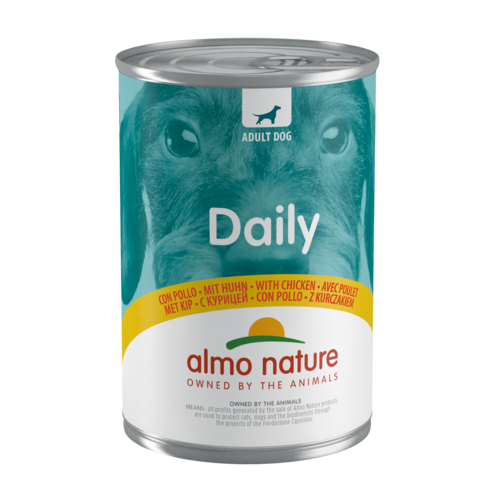 Almo Nature Daily Menu Natvoer Hond - Blik - 24 x 400g