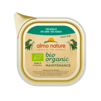 Almo Nature Hond Bio Organic Natvoer - Maintenance - Kuipje - 32 x 100g Almo Nature Almo Nature Hond Bio Organic Natvoer - Maintenance - Kuipje - 32 x 100g