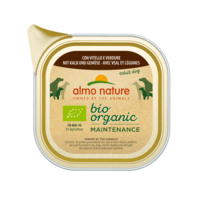 Almo Nature Hond Bio Organic Natvoer - Maintenance - Kuipje - 32 x 100g Almo Nature Almo Nature Hond Bio Organic Natvoer - Maintenance - Kuipje - 32 x 100g
