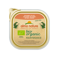 Almo Nature Bio Organic Wet Food Dog - Maintenance - Tray - 9 x 300g