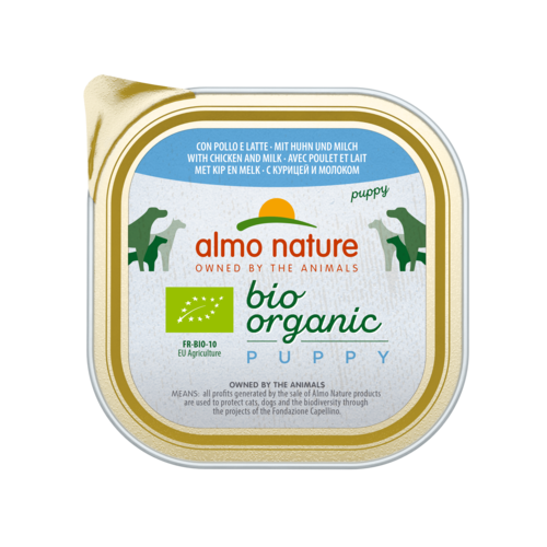 Almo Nature Bio Organic Natvoer Hond - Puppy - Kuipje