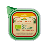 Almo Nature Almo Nature Hond Bio Organic Natvoer - Single Protein - Kuipje - 11 x 150g