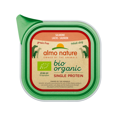 Almo Nature Bio Organic Wet Food Dog - Single Protein - Tray -11 x 150g