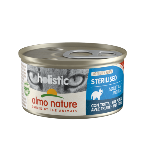 Almo Nature Sterilised Natvoer Kat -  Blik - 24 x 85g