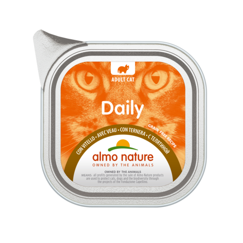 Almo Nature Daily Menu Natvoer Kat - Kuipje  - 32 x 100g