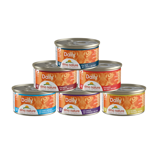 Almo Nature Daily Menu Wet Food Cat - Mousse - Can - 24 x 85g