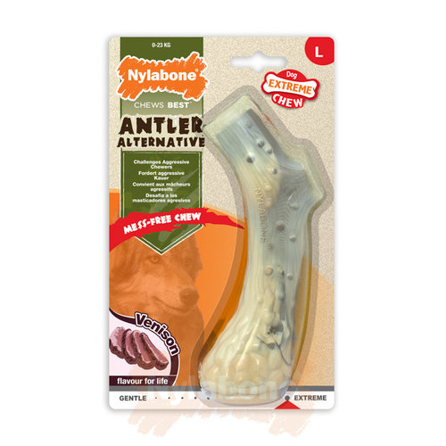 Nylabone Extreme Chew Antler Alternative Venison - Medium/Large