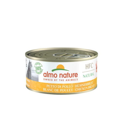 Almo Nature HFC Natvoer Kat - Natural -  Blik - 24 x 150g