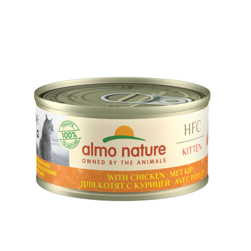 Almo Nature HFC Natvoer Kat - Kitten - Blik - 24 x 70g