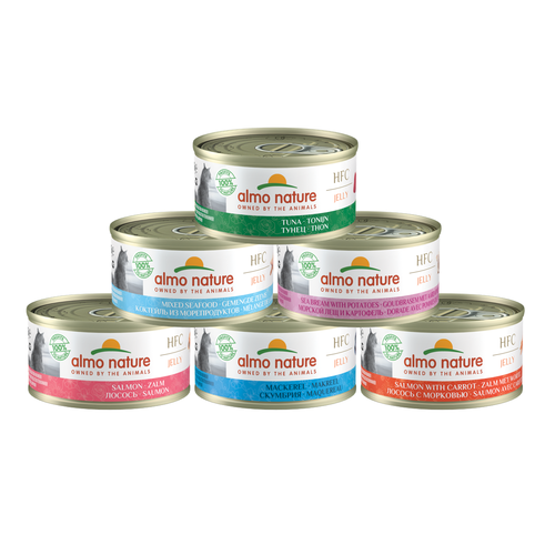 Almo Nature HFC Natvoer Kat - Jelly - Blik  - 24 x 70g