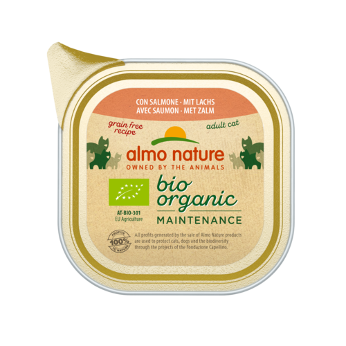 Almo Nature Bio Organic Natvoer Kat - Kuipje  - 19 x 85g