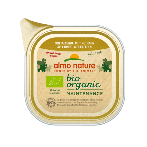 Almo Nature Bio Organic Natvoer Kat - Kuipje  - 19 x 85g