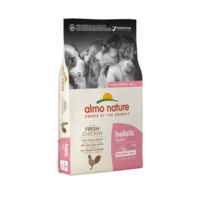 Almo Nature Hond Holistic Droogvoer Kleine Hondenrassen - Puppy - Kip - XS/S Almo Nature Almo Nature Hond Holistic Droogvoer Kleine Hondenrassen - Puppy - Kip - XS/S
