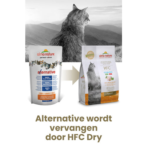 Almo Nature HFC Sterilised Dry Food Cat - Longevity - 300g or 1,2kg