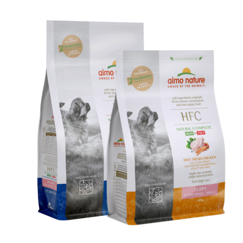 Almo Nature HFC Dry Food Dog - Small Dog Breeds - Puppy - XS/S