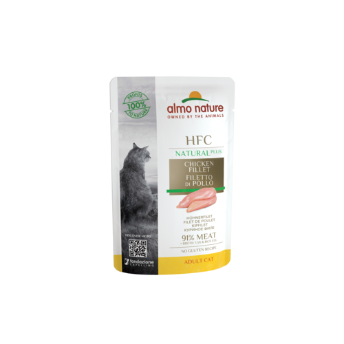 Almo Nature HFC Plus Wet Food Cat -Pouch - 24 x 55g