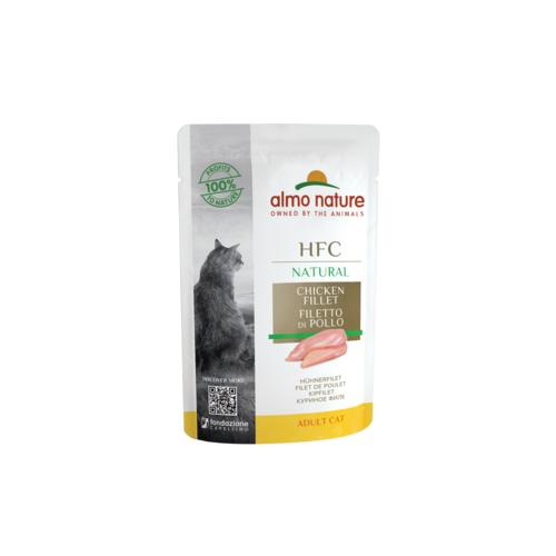 Almo Nature HFC Natvoer Kat - Natural - Zakje - 24 x 55g