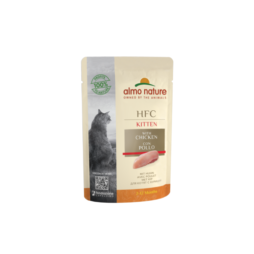 Almo Nature HFC Natvoer Kat - Kitten - Zakje - 24 x 55g