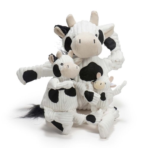 HuggleHounds® Dottie Cow Knottie® - XS/S/L