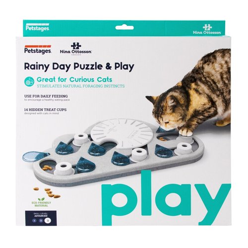 Petstages Kattenpuzzel - Rainy Day Puzzle & Play
