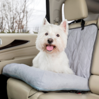 Happy Ride Car Dog Bed Grey PetSafe Happy Ride Car Dog Bed Grey