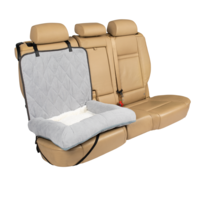 Happy Ride Car Dog Bed Grey PetSafe Happy Ride Car Dog Bed Grey