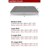 Scruffs Wilton Mattress - Grijs