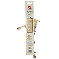 Spot Silver Vine Teaser Wand Toy Assorted Spot Spot Silver Vine Teaser Wand Toy Assorted