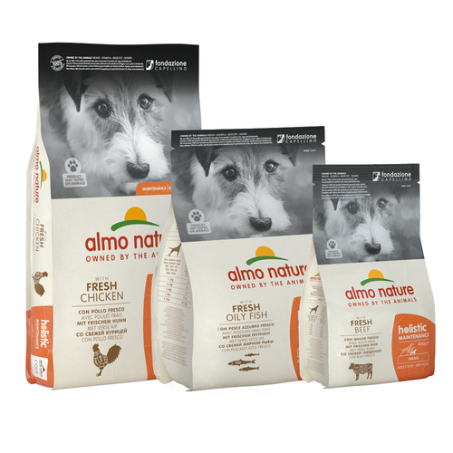 Almo Nature Holistic Dry Food for Dogs - Maintenance - XS/S