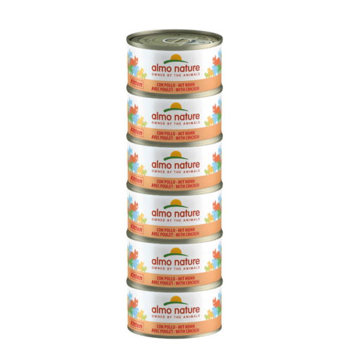 Almo Nature Natvoer Kat - Mega Pack - 6 x 70g