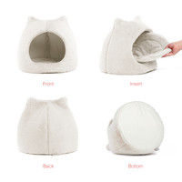 Petstages  Meow Hut - Ivory or Wheat