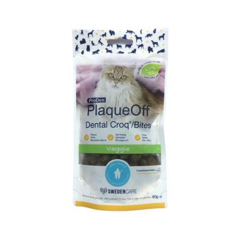 ProDen PlaqueOff Dental Bites voor Katten (60g)