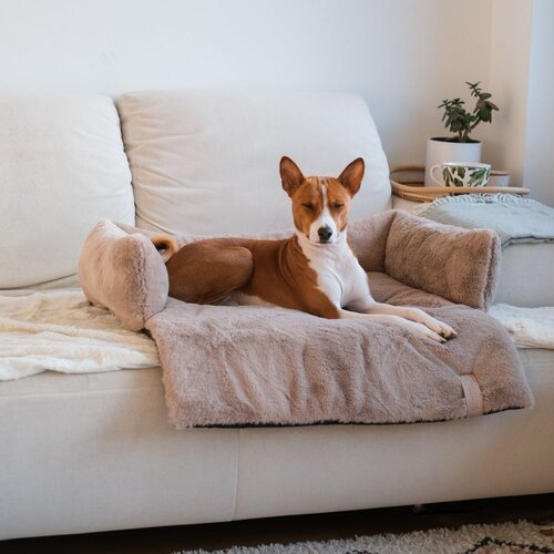 District 70 NUZZLE Sofa Bed - Dark Grey, Taupe and Merengue