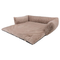 District 70 NUZZLE Sofa Bed - Dark Grey, Taupe and Merengue