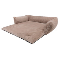 District 70 NUZZLE Sofa Bed - Donkergrijs, Taupe en Merengue