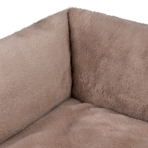 District 70 NUZZLE Sofa Bed - Dark Grey, Taupe and Merengue