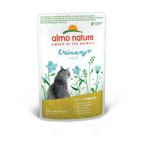 Almo Nature Urinary Help Natvoer Kat - Zakjes - 30 x 70g