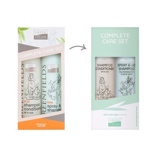 Greenfields Complete Care Set voor Honden 2 x 250ml