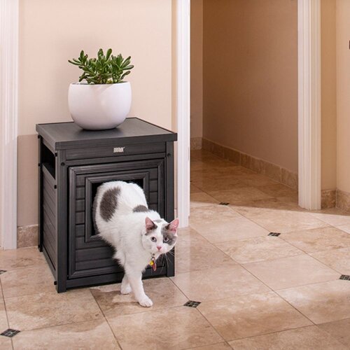 New Age Pet Litter Loo - Kattentoilet en Bijzettafel