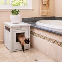 Litter Loo - Kattentoilet en Bijzettafel New Age Pet Litter Loo - Kattentoilet en Bijzettafel