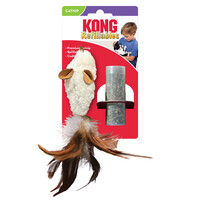 Kong Catnip Refillables Feather Mouse