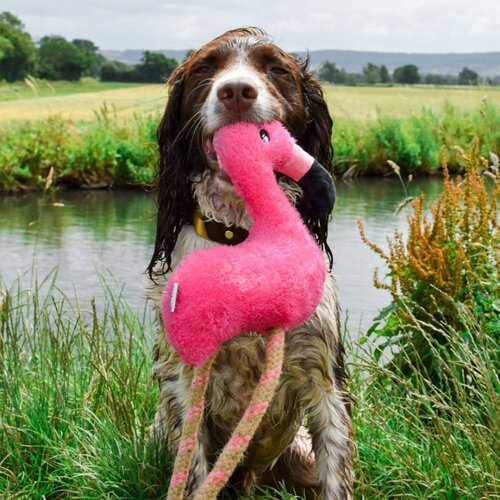 Beco Recycled Soft Toy Flamingo - Medium of Large