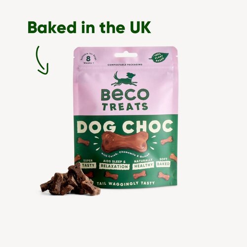 Beco Treats - Dog Choc with Camomile & Quinoa 1 x 70g