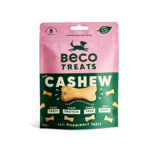 Beco Treats - Cashew with Pumpkin Seed & Carrot - 1 x 70g