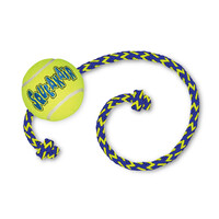 Kong SqueakAir Ball with Rope - M