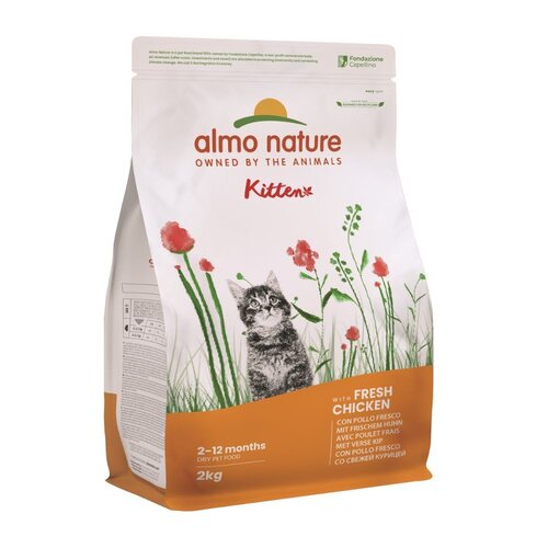 Almo Nature Dry Food Cat - Kitten - with Chicken - 400g, 2kg or 12kg