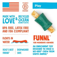 West Paw Seaflex Funnl™  - Puzzle & Enrichment Toy